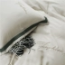 Bộ giường bốn mảnh Aberdeen Bắc Âu Tương phản đơn giản màu rắn chất lượng cao 60 Tencel lyocell sợi 4 miếng - Bộ đồ giường bốn mảnh