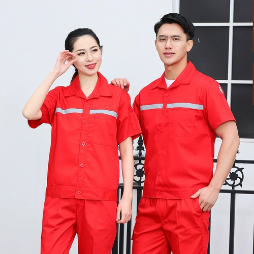 Антистатический летний комбинезон, футболка, короткий рукав