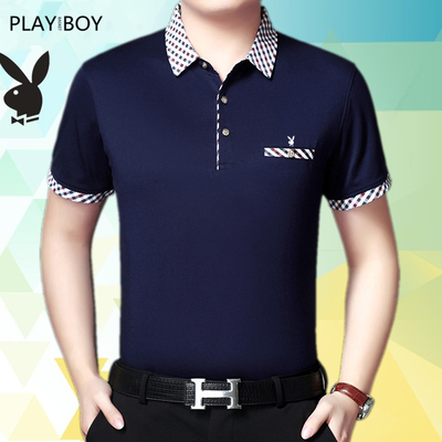 中老年人爷爷纯棉男装夏季爸爸装中年男短袖t恤衣服老人POLO衫