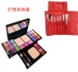 雅 Makeup Eye Shadow Box Tấm trang điểm cho người mới bắt đầu 27 Bộ màu ngọc trai Trang điểm màu nude Phấn má dạng phấn chống thấm mồ hôi