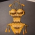 Áo tắm nữ 2018 mới gợi cảm đi biển che bụng tam giác mỏng thu thập bikini nóng bỏng áo tắm một mảnh