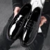 Winter Martin giày nam đế thấp cổ tròn retro giày nhỏ đầu to phiên bản Hàn Quốc của xu hướng giày hoang dã nước Anh màu đen shop giày thể thao Giày thấp