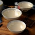 Đồ gốm sứ phong cách Trung Quốc Bộ đồ ăn cổ điển Trung Quốc Bát gia dụng Trung Quốc 10 bộ bát sứ thương mại đất 8 inch 6 inch 7 - Đồ ăn tối dĩa trắng Đồ ăn tối