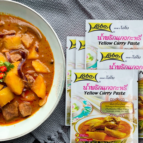Lepu Thai Оригинальный импортный желтый карри тайский рыб карри, говядина, куриный соус бибимбап, кулинарная сумка слегка пряная