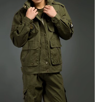 Хлопковый износостойкий камуфляжный комплект для работы, увеличенная толщина