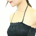 Phiên bản Hàn Quốc của gợi cảm treo cổ mỏng đai trượt điều chỉnh màu kẹo đồ lót dây đeo vai vô hình áo ngực quây áo ngực dây áo trong suốt sợi bún Vai tráng