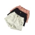 Cô gái đen trắng quần short denim mùa hè bông lỗ trẻ em Hàn Quốc phiên bản của trẻ em lớn phần mỏng quần nóng bên ngoài mặc Quần jean