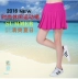 Jin Guan Xia kích thước lớn mặc cầu lông nữ quần vợt thể thao quần ngắn tay phù hợp với nữ váy chống ánh sáng váy thoáng khí mồ hôi quần adidas nữ Trang phục thể thao