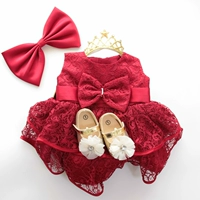 Детский наряд маленькой принцессы, хлопковая юбка на девочку, вечернее платье, осенняя подарочная коробка, подарок на день рождения