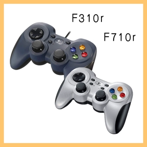 Logicool Logitech Wired Wireless USB Game E -Sports обрабатывает F310 R F710 Computer PC двойной джойстик