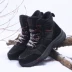 Yi Jiabao 8859 giày cotton nam giày tuyết cộng với chân béo cỡ lớn chân béo tập thể dục trung niên thể thao ngoài trời mùa đông giày boot nam chính hãng Giày ống