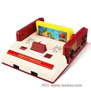FC màu đỏ và trắng máy 8-bit push card chèn thẻ vàng với xử lý nhà retro cổ điển retro máy trò chơi chiến đấu
