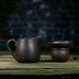 Trà cốc Zisha Gongdao Trà rò rỉ Handmade Handmade Ball Hole Phễu Kung Fu Bộ trà Trà lọc - Trà sứ bình trà cổ Trà sứ