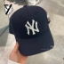 Mũ lưỡi trai nam và nữ chính hãng MLB chính hãng Hàn Quốc cùng kiểu dáng Mũ lưỡi trai thể thao hoang dã NY Yankees - Mũ thể thao