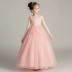 Váy công chúa váy mùa hè phồng cô gái váy bé gái piano chủ nhà biểu diễn siêu nước ngoài trẻ em - Váy trẻ em
