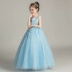Váy công chúa váy mùa hè phồng cô gái váy bé gái piano chủ nhà biểu diễn siêu nước ngoài trẻ em - Váy trẻ em Váy trẻ em