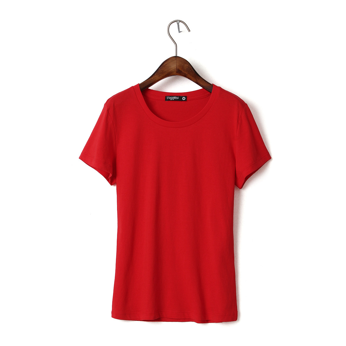 青春简约舒适纯棉圆领女款短袖t恤打底衫 /0.12 6211