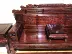 GB đồ nội thất bằng gỗ gụ, ghế sofa gỗ rắn mới gỗ hồng mộc Trung Quốc Indonesia lá màu đen kết hợp gỗ hồng mộc phòng khách sẵn sàng - Ghế sô pha