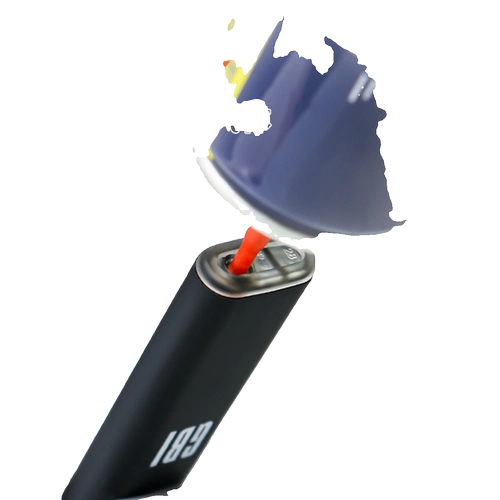 Мужская одноразовая креативная синяя электронная ветрозащитная зажигалка, делается под заказ