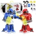 Trận robot điều khiển từ xa đôi cha mẹ và con đồ chơi somatosensory đấm bốc chiến đấu cậu bé điện điều khiển từ xa robot đồ chơi
