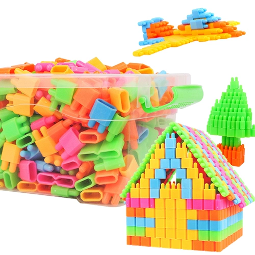 Большая пуля, конструктор для мальчиков и девочек, пластиковая игрушка для детского сада, увеличенная толщина