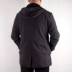 Cộng với chất béo cộng với kích thước hợp thời trang nam béo 128 áo hoodie 210 kg cơ thể đặc biệt áo khoác đen chất béo áo dài giữa - Áo gió