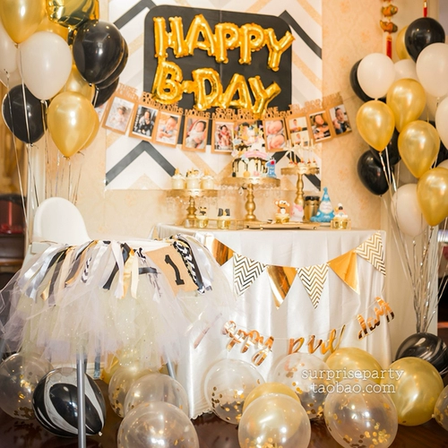 Золотое детское вечернее платье, детский воздушный шар, подарок на день рождения