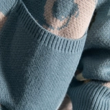 Кардиган, демисезонный трендовый трикотажный свитер, коллекция 2021, в корейском стиле, оверсайз
