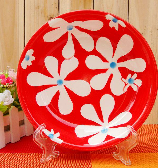 盘子 彩绘汤盘出口欧美正品 blond系列新品手绘碗*餐具*陶瓷*手绘盘子