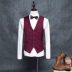 Trang phục nam Anh chú rể vest vest phù hợp với áo khoác Hàn Quốc Slim nam nam phù hợp với nhỏ vest trẻ - Dệt kim Vest đồ vest nam Dệt kim Vest