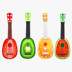 4121 Cross-Border có thể chơi mô phỏng ukulele mini fruit toy toy Trẻ giáo dục sớm nhạc cụ đàn đồ chơi cho bé Đồ chơi âm nhạc / nhạc cụ Chirldren