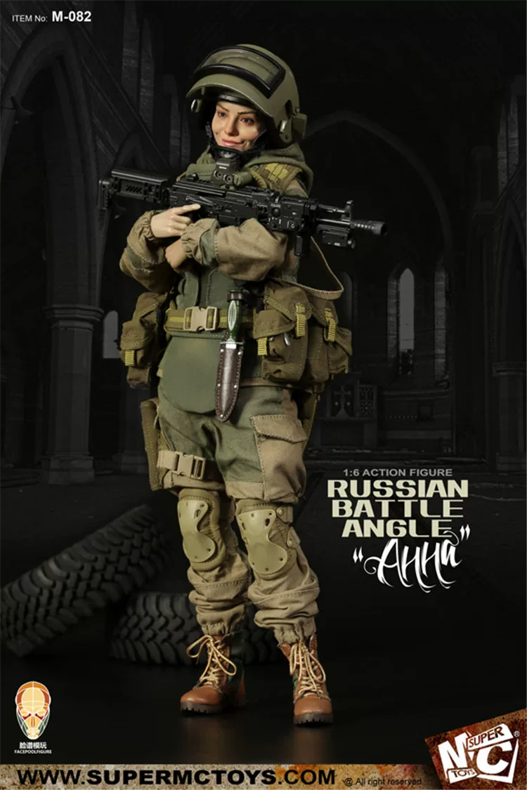 1/6 солдат SuperMCTOYS M082 Боевой ангел Анна русские женщины солдат свитеры