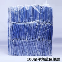 100 Независимая упаковка плоской угловой синей