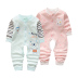 [2 miếng 30 nhân dân tệ] cotton béiesies cotton quần áo cotton romper tay dài mùa xuân và mùa thu cotton bé - Áo liền quần thoi trang tre em Áo liền quần