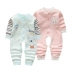 [2 miếng 30 nhân dân tệ] cotton béiesies cotton quần áo cotton romper tay dài mùa xuân và mùa thu cotton bé - Áo liền quần bộ body bé gái đáng yêu Áo liền quần