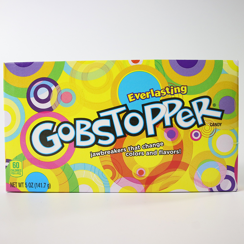 Gobstopper Color Change Flavored Sugar 141.7GNerdsRainbowCrunchyCandy U.S.A Nestle Wonka rainbow grain brittle Sweet and sour sugar James