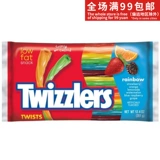 Бесплатная доставка в Соединенных Штатах, Duozer Rainbow Fruit Chocolate Twisted American Drama James Twizzler Straws