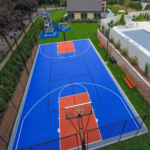Баскетбольный уличный резиновый школьный ковер, пластиковый конструктор для детского сада