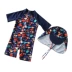 Áo ấm cho trẻ em áo tắm chống nắng cho bé trai và bé gái Bộ đồ bơi bé một mảnh cho bé quần áo lướt nhanh - Bộ đồ bơi của Kid