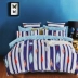 Giống như một gia đình bốn bông twill Kang vẻ đẹp chính hãng ngủ bằng vải giường bông Suite 1,5 m 1.8m - Bộ đồ giường bốn mảnh bộ chăn ga gối đệm cute Bộ đồ giường bốn mảnh