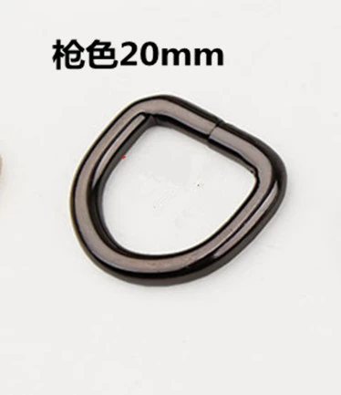 Сумка D -Тип пряжка черная D -Линейная металлическая аксессуара полу -коробка для пряжки серебряной серебро -По -белока