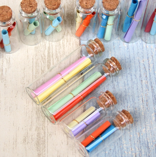 Бутылка, стеклянный прозрачный декор, упаковка для плавания, 12 года