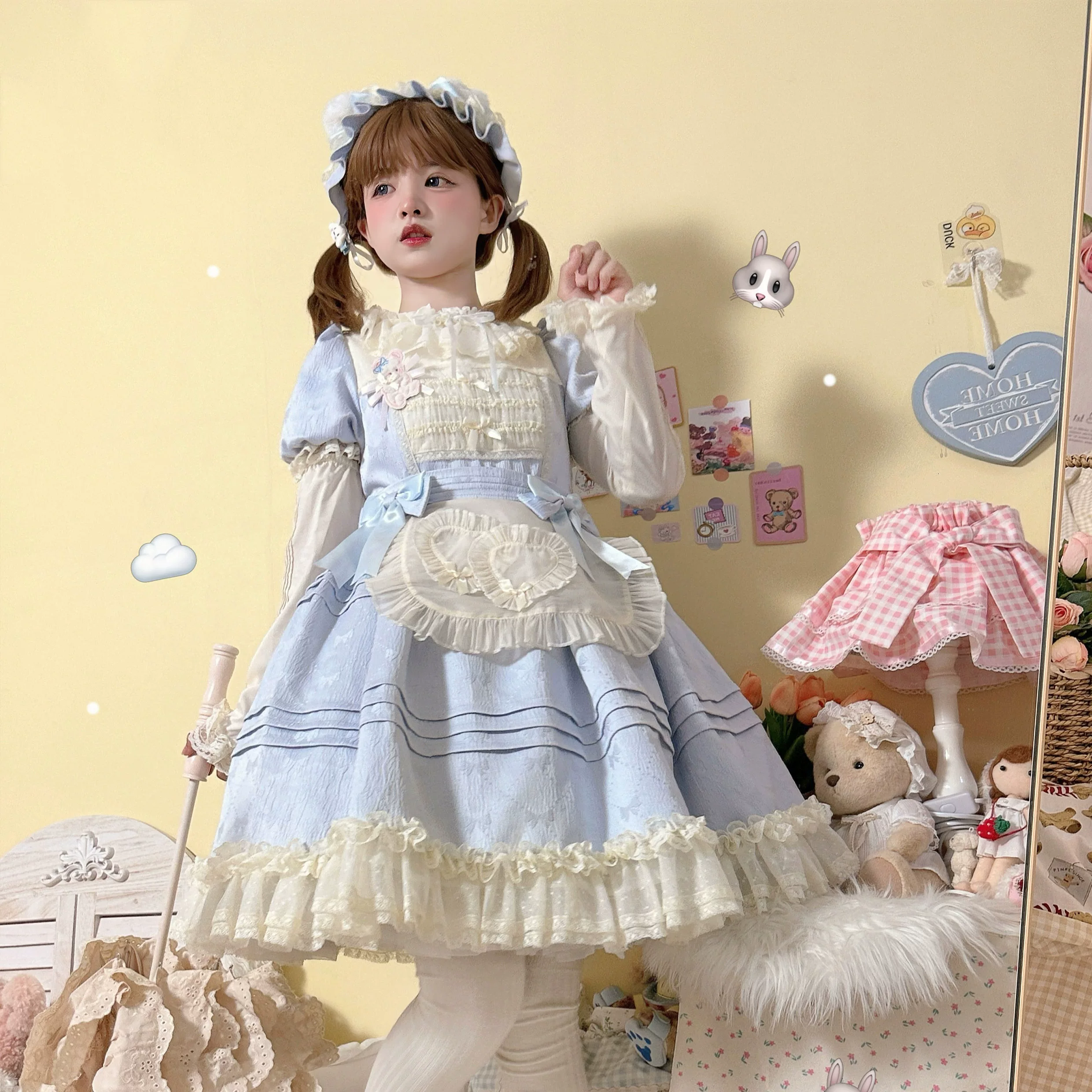 Доставка после года [Good night Bear] Spot Op Lolita Wawao Good Night Sweet Original Lolita
