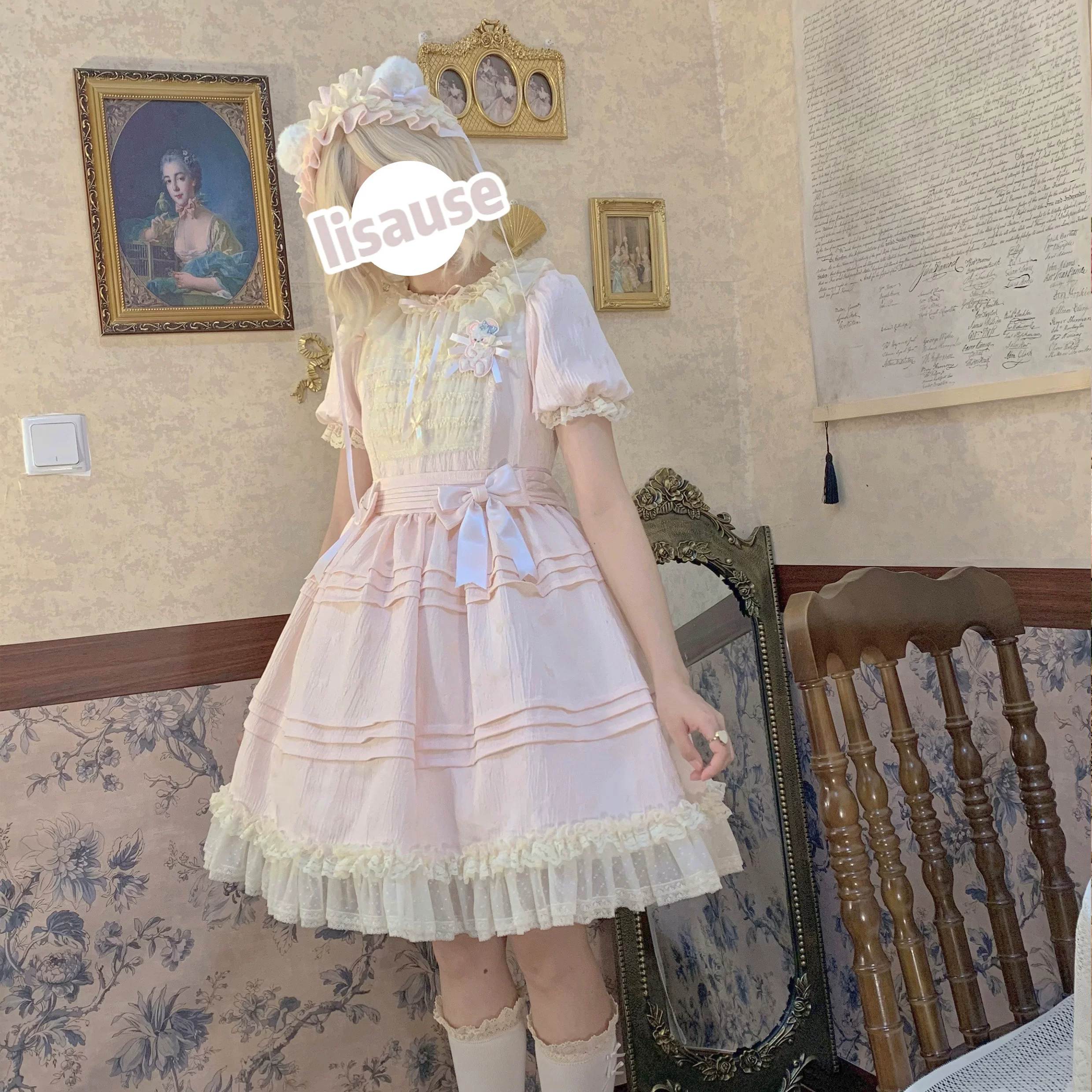 Доставка после года [Good night Bear] Spot Op Lolita Wawao Good Night Sweet Original Lolita