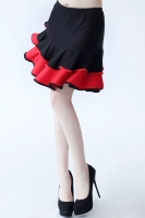 Черная красная юбка
