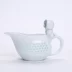 Jie Yibo sứ trắng tự động tea set bìa bát cốc công bằng ấm trà chén kung fu trà đặt phụ kiện sản phẩm duy nhất cup cup trà biển bình giữ nhiệt pha trà Trà sứ
