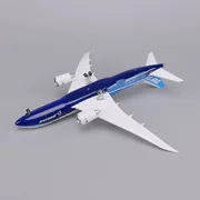 Với đèn LED nguyên mẫu máy bay chở khách Boeing 787 lắp ráp mô hình máy bay với bánh xe trang trí mô phỏng tĩnh 43cm