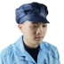 Mũ chống bụi chống tĩnh điện mũ làm việc lớn mũ bảo hộ lao động nữ mũ chống bụi phòng sạch không bụi mũ bảo hộ lao động nhà máy điện tử nữ màu xanh và trắng