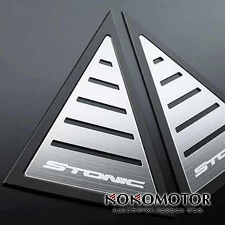 2017-2021 Азия KX1 Yi Run KIA Stonic Алюминиевый сплав C оконная треугольная декоративная панель Южная Корея импорт