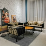 Скандинавский современный диван подходит для фотосессий, ретро одежда для отдыха
